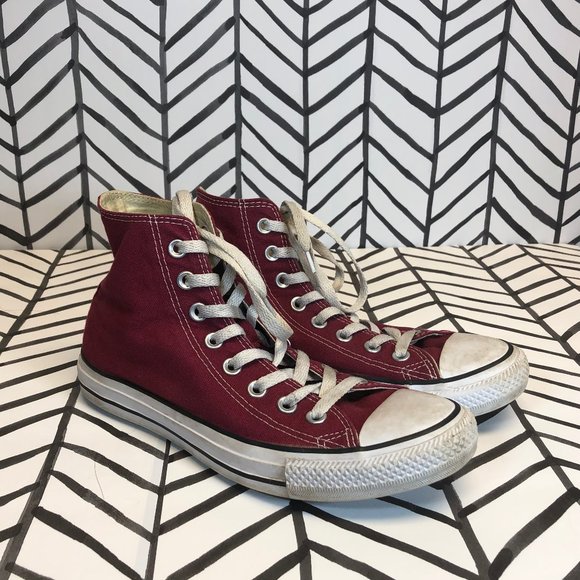 converse chuck taylor maroon